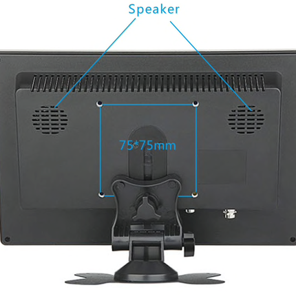 AlarmsysteemExpert.nl TFT 10" Full HD monitor incl. montagebeugel voor aan wand