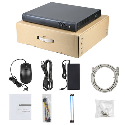 ASE Kit, 4x Bullet, 8Mp 4K Ultra HD, ColorVu met NVR en bekabeling