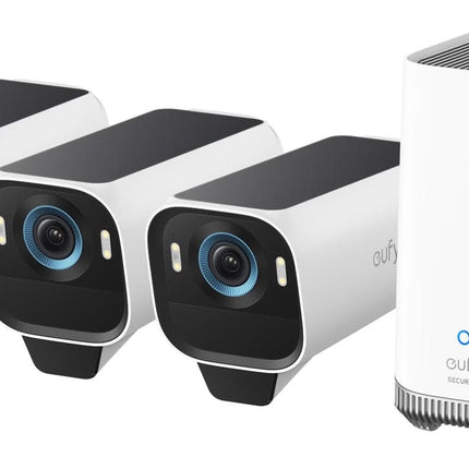 Eufy EufyCam S3 Pro, 3-Pack met HomeBase 3