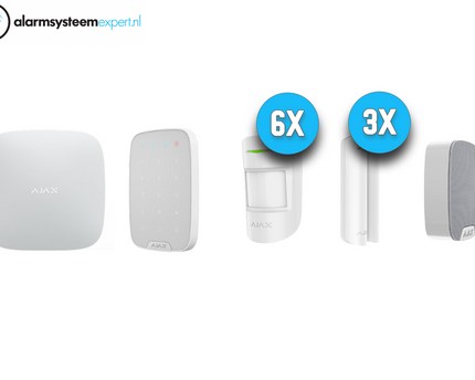 Ajax Systems Alarmsysteem Kit 5 Draadloos (Wit)