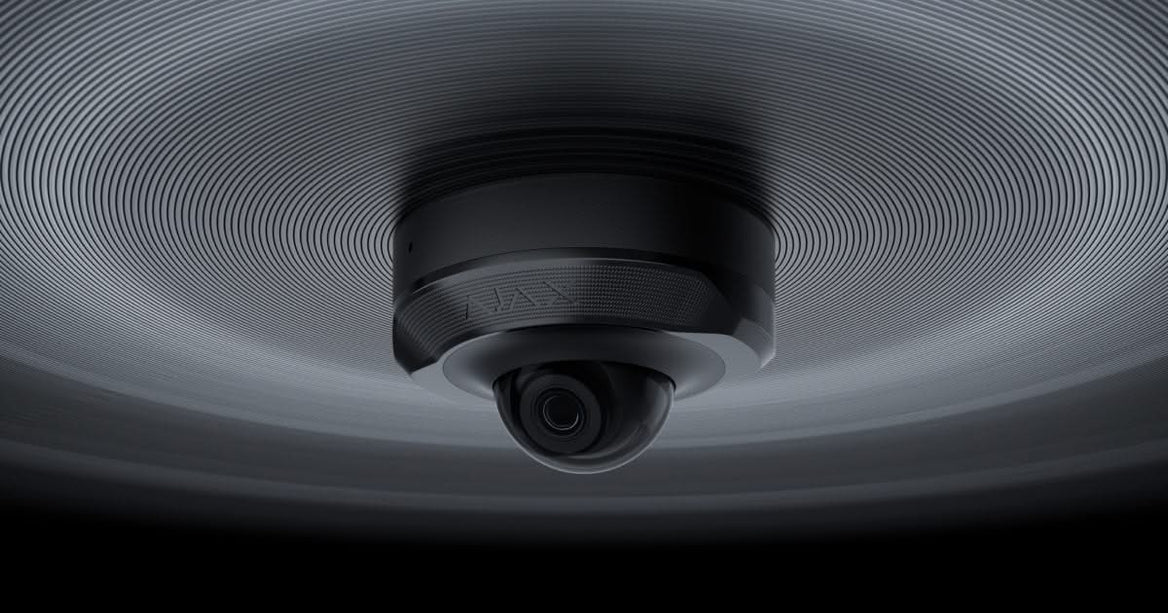 Ajax Systems DomeCam Zwart Mini 8MP IP-beveiligingscamera