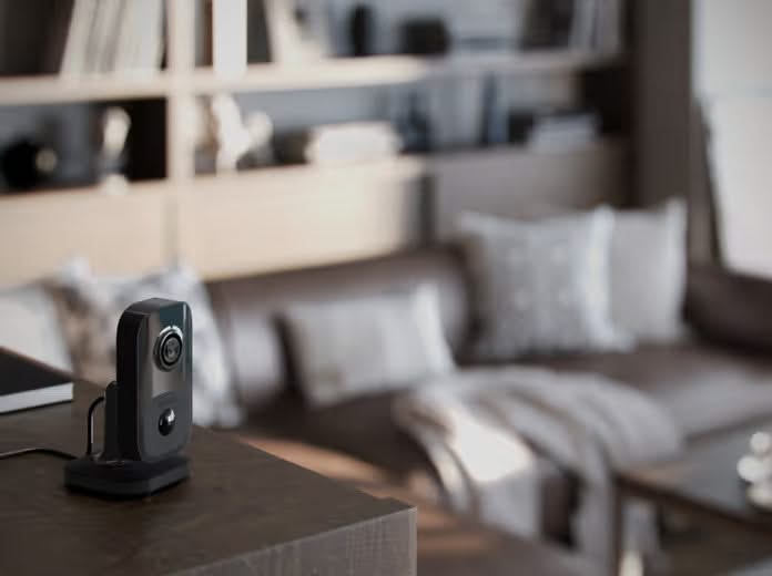 Ajax Systems IndoorCam,  Wi-Fi camera met PIR-bewegingsdetector en ingebouwde AI Technologie