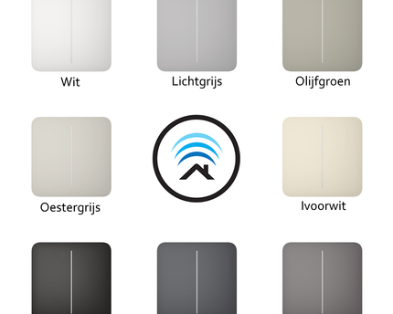 Ajax Systems Light Switch Solo Button (2-gang)