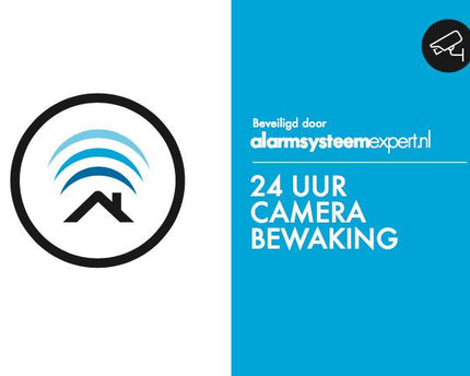 AlarmsysteemExpert.nl Camerabewaking beveiliging sticker