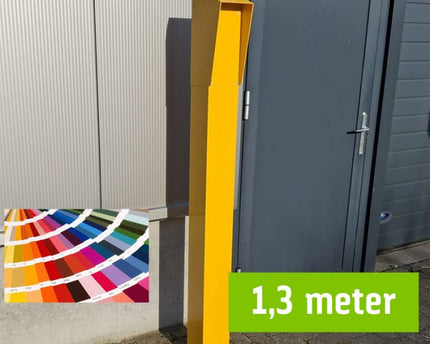AlarmsysteemExpert.nl Intercomzuil 130cm, 15x15cm Dubbellaags gepoedercoat