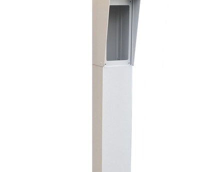 AlarmsysteemExpert.nl Intercomzuil 230cm, 15x15cm Dubbellaags gepoedercoat