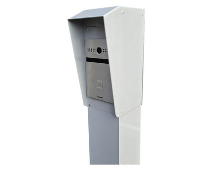 AlarmsysteemExpert.nl Intercomzuil 230cm, 15x15cm Dubbellaags gepoedercoat
