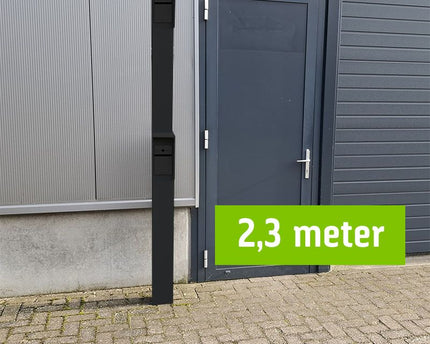 AlarmsysteemExpert.nl Intercomzuil 230cm, 15x15cm Dubbellaags gepoedercoat