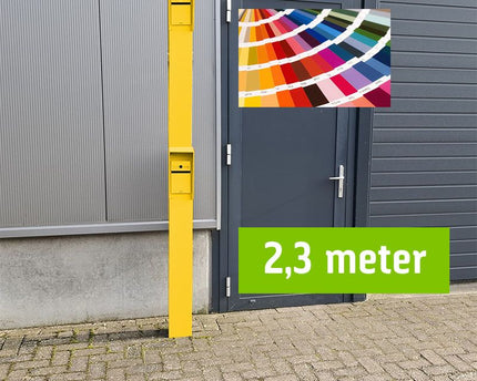 AlarmsysteemExpert.nl Intercomzuil 230cm, 15x15cm Dubbellaags gepoedercoat