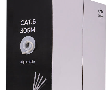AlarmsysteemExpert.nl Netwerkkabel CAT6 UTP, 305 mtr, Solid aders
