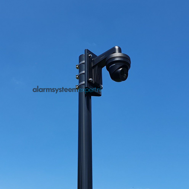 AlarmsysteemExpert.nl Ronde cameramast met kantelanker 3 meter Ø 90mm