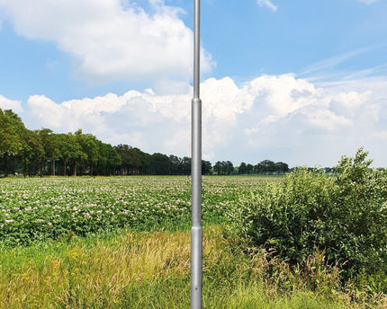 AlarmsysteemExpert.nl Vaste cameramast 5 meter verjongd met inspectieluik