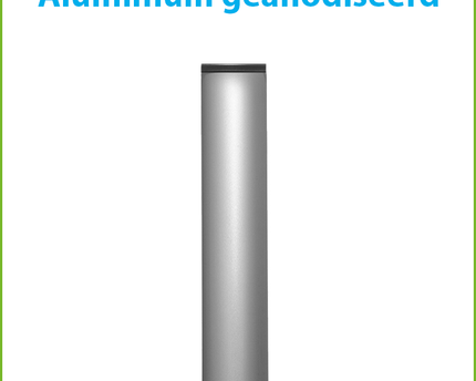 AlarmsysteemExpert.nl Verjongde cameramast met kantelanker en inspectieluik, 6 meter