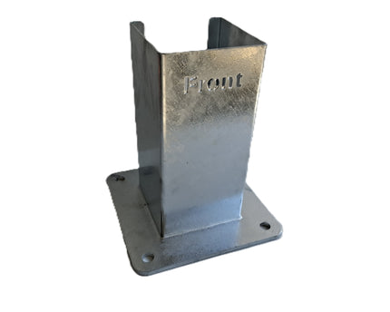 AlarmsysteemExpert.nl Vlakke Montagevoet voor Intercomzuil 15x15cm