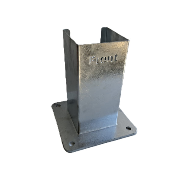 AlarmsysteemExpert.nl Vlakke Montagevoet voor Intercomzuil 15x15cm