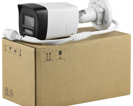 ASE B083-L/S, 8MP/4K Smart Hybrid-Light Bullet camera, PoE, Micro sd slot, 2-weg audio, HIK-Oem