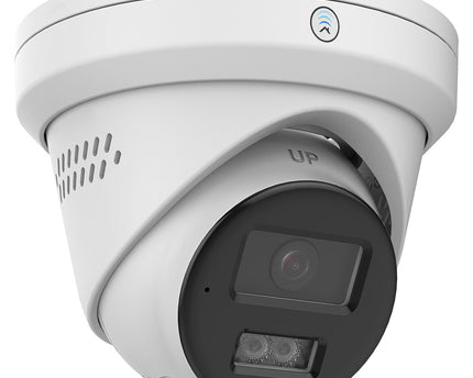 ASE T383-L/S, 8MP/4K Smart Hybrid-Light Turret camera, PoE, Micro sd slot, 2weg-audio, HIK-Oem