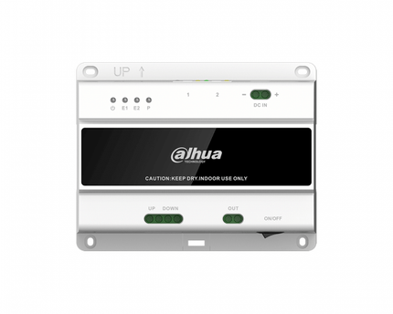 Dahua 2-wire Switch (20 indoor, 2 doorstations) incl voeding