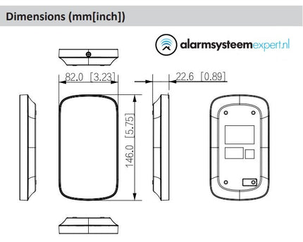 Dahua DHI-ARK30T-W2, Draadloze Keypad