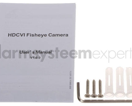 Dahua HAC-EW2501 5MP,  HDCVI, WDR Fisheye Camera, microfoon DEMO