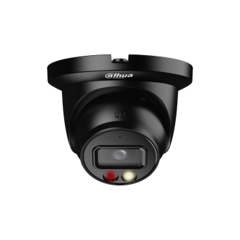 Dahua IPC-HDW2449TM-S-IL 4Mp 2.8mm H.265 Smart Dual Light Full Color, PoE  Black