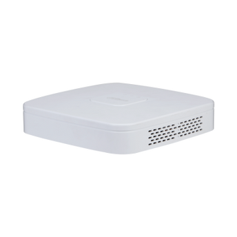 Dahua NVR4104-P-EI 1x LAN 4x PoE Geschikt voor 4 IP camera's