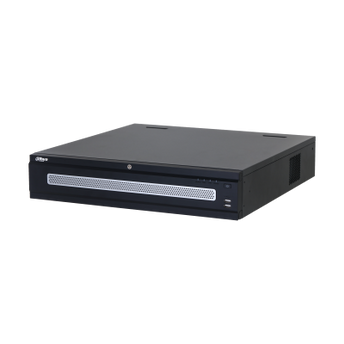 Dahua NVR608H-128-XI, 2x LAN, Geen PoE, RAID, Geschikt voor 128 IP camera's