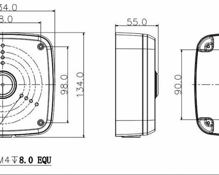 Dahua PFA122 montage box