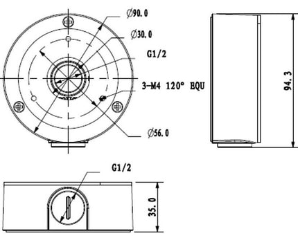 Dahua PFA134 Montage box