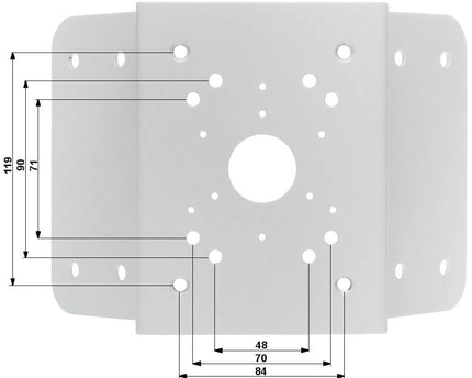 Dahua PFA151-B zwart hoekbeugel