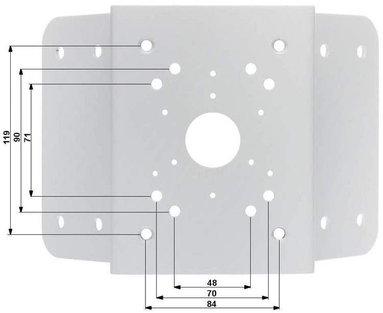 Dahua PFA151-B zwart hoekbeugel