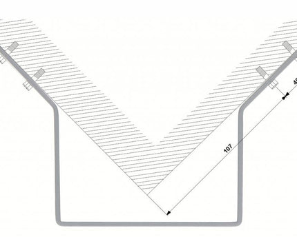 Dahua PFA151-B zwart hoekbeugel