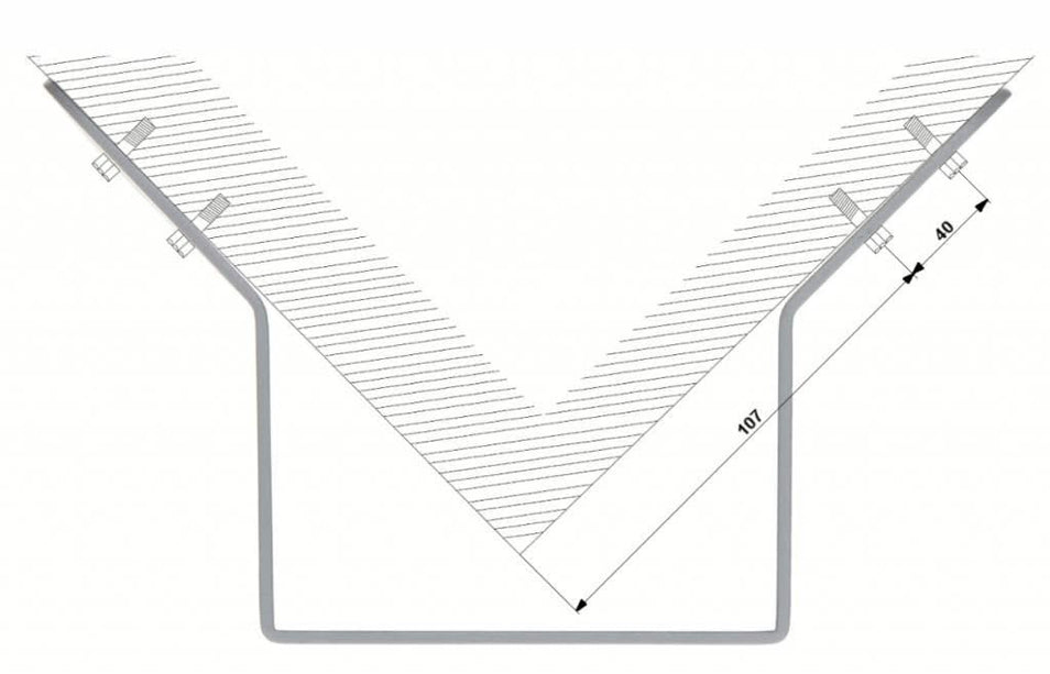Dahua PFA151 hoekbeugel