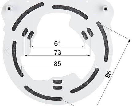 Dahua PFA200W Regenkap voor dome camera's
