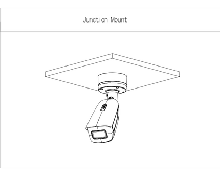 Dahua PFA5300R montagedoos Muur/montagedoos IP66