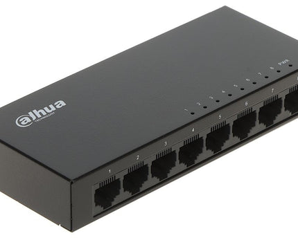 Dahua PFS3008-GT-V2, 8 Poorts Gigabit switch 1000Mbps