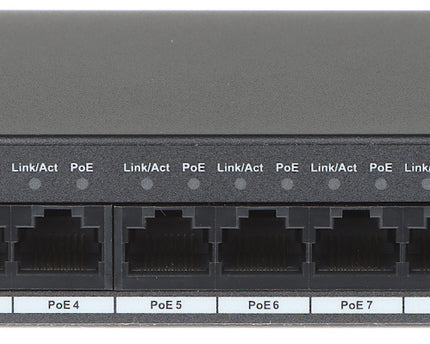 Dahua PFS3010-8GT-96-V2 8x PoE Gigabit 2x RJ45 Uplink