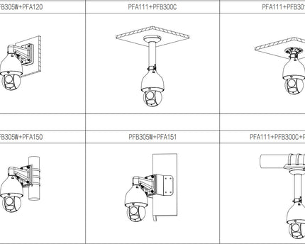 Dahua SD5A825GA-HNR 8MP Starlight PTZ Wizsense, autotracking,  25x optische zoom, incl. steun en voeding