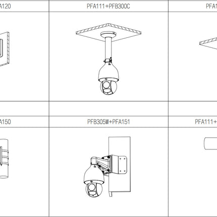 Dahua SD5A825GA-HNR 8MP Starlight PTZ Wizsense, autotracking,  25x optische zoom, incl. steun en voeding