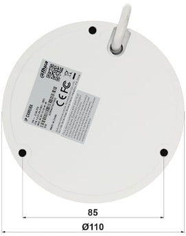 Dahua Set 3x Dome 8MP + Recorder & Bekabeling