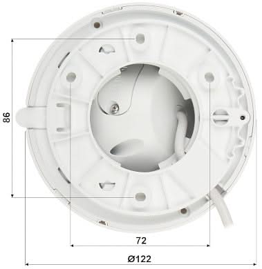 Dahua Set 3x Turret 4MP + Recorder & Bekabeling