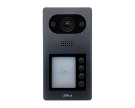 Dahua VTO3211D-P4 Video Intercom buitenpost met 4 drukknoppen, Mifare taglezer, PoE