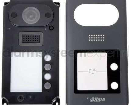 Dahua VTO3211D-P4 Video Intercom buitenpost met 4 drukknoppen, Mifare taglezer, PoE