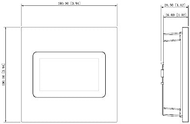Dahua VTO4202F-MS Display module