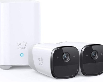 Eufy EufyCam 2 Pro, draadloze cameraset met 2 cameras en Homebase 2