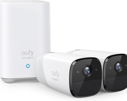 Eufy EufyCam 2 Pro, draadloze cameraset met 2 cameras en Homebase 2
