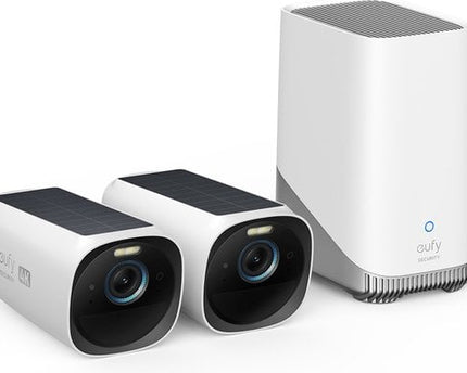 Eufy Eufycam 3  Duopack met 2 draadloze camera's en Homebase 3