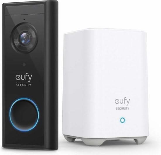 Eufy Videodeurbel S220 set draadloos met Homebase