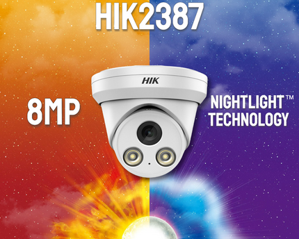 HIK HIK2387B, 8MP/4K Full Color, Nightlight™, Microfoon, PoE