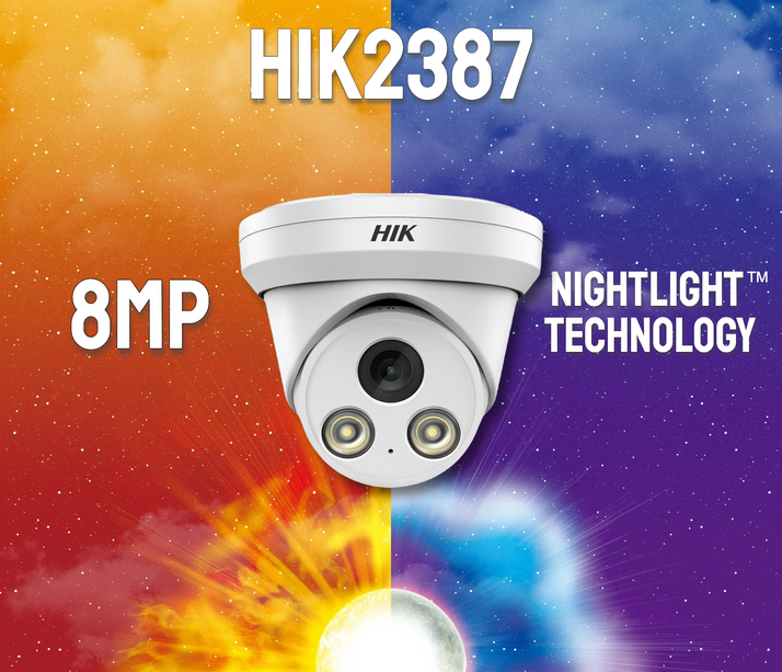 HIK HIK2387B, 8MP/4K Full Color, Nightlight™, Microfoon, PoE, DEMO